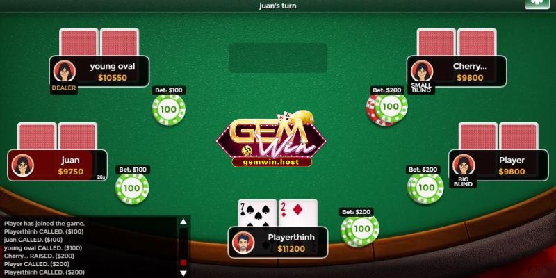 Khi chơi game bài Poker cần lựa chọn bài tẩy một cách cẩn thận